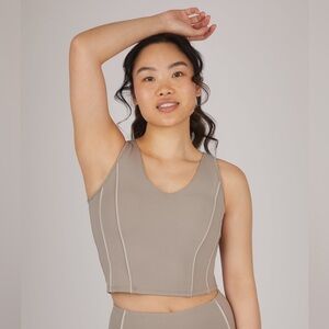 🆕 Yogalicious Lux Race Me Tank Size Small